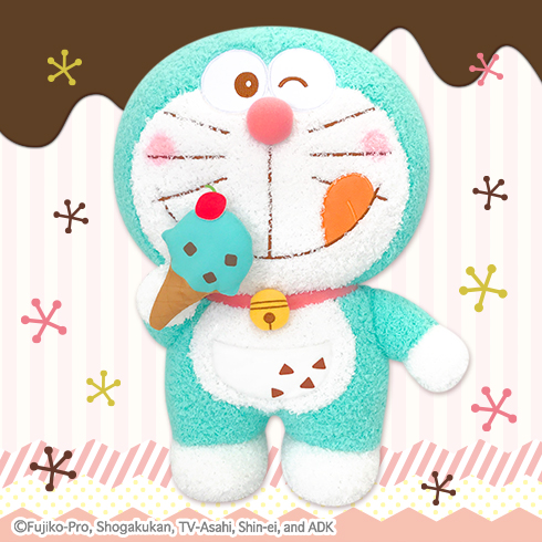 ドラえもんチョコミントBIGぬいぐるみ【ラウンドワン限定