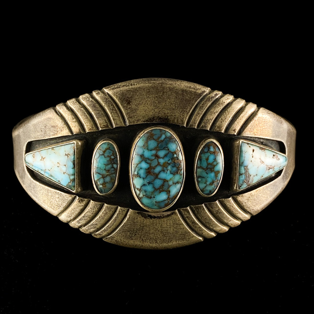 インディアンジュエリー カルロス ビゲイ ブレスレット 7 | ターコイズ