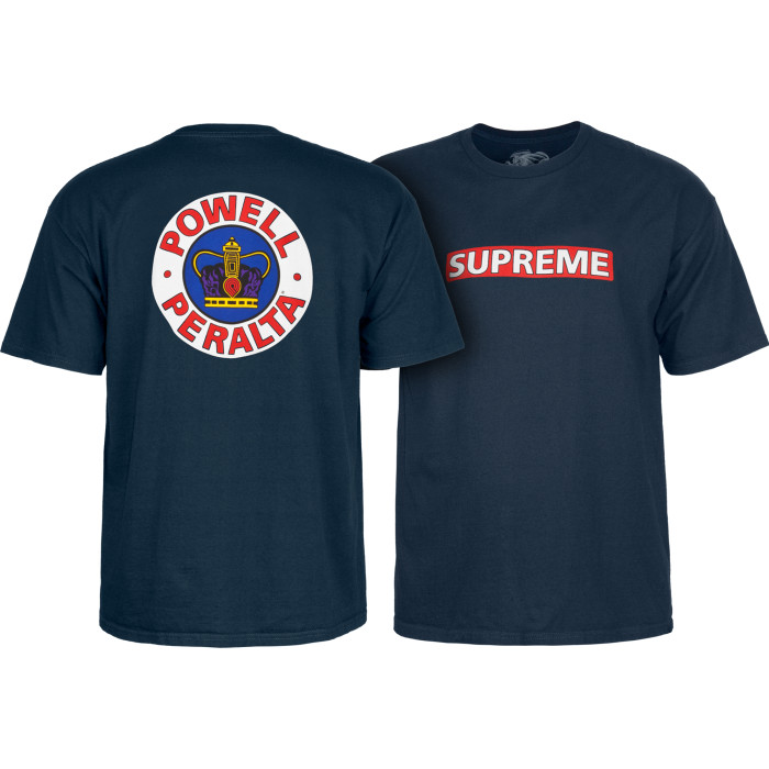 Powell Peralta Supreme T-shirt - Navy - Skate One