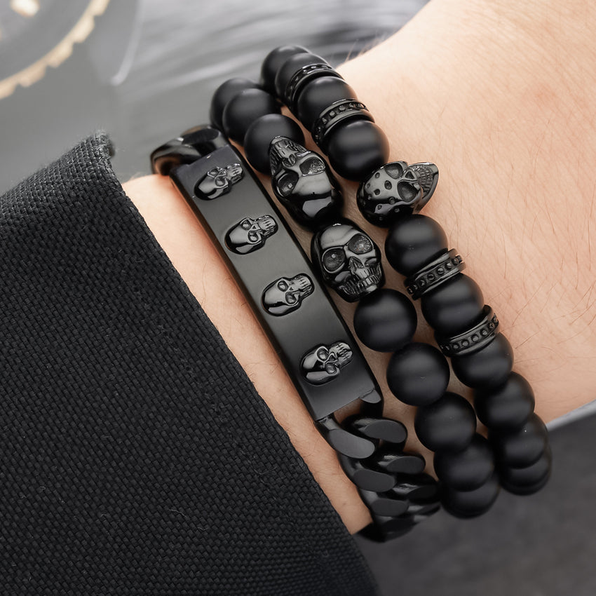 Nemesis All Steel Chain Bracelet – SkeletonHD