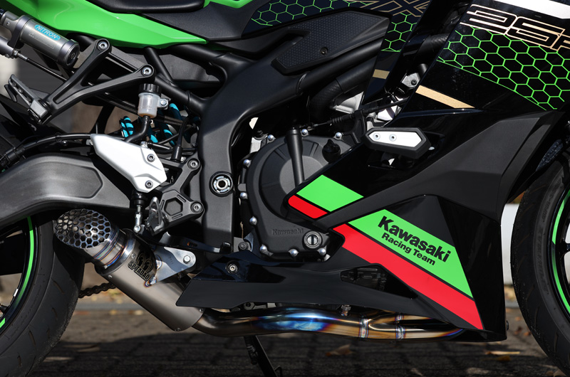 Kawasaki Ninja ZX-25R/SE (2BK-ZX250E) POWERBOX FULLチタンブルー