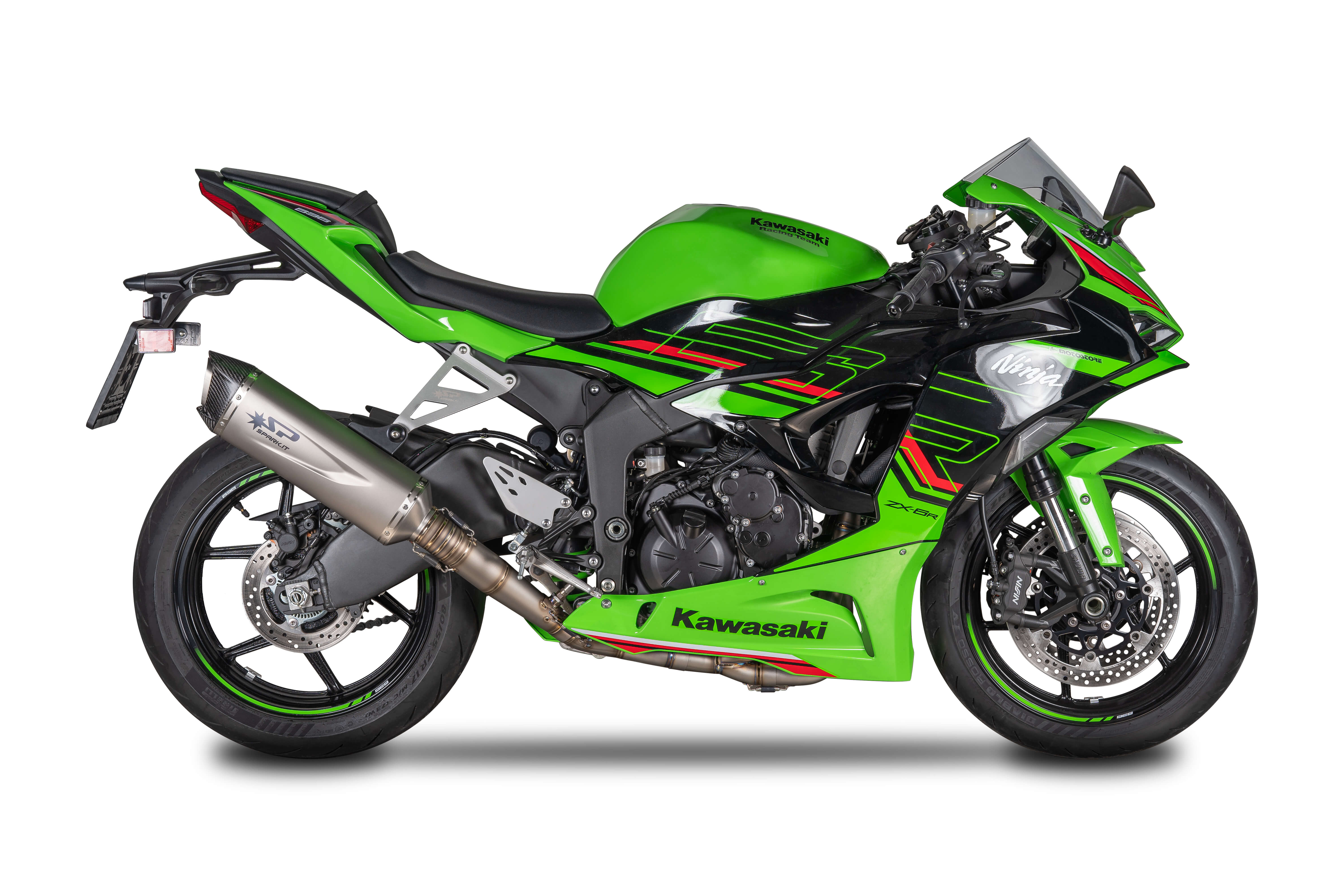 Racing exhaust system for Ninja 636 ZX-6R