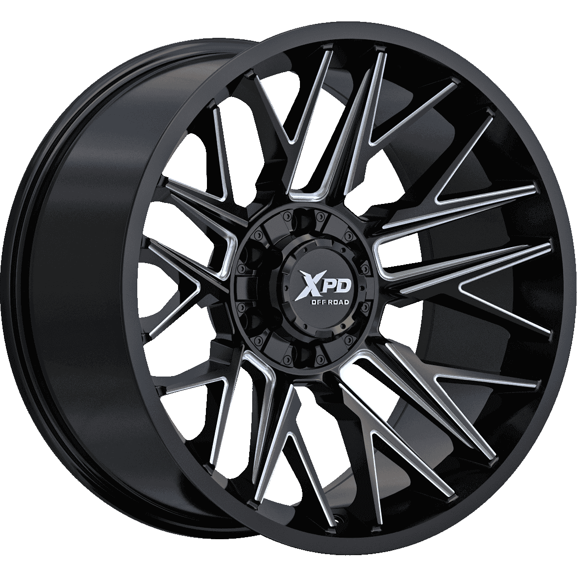 XPD-712 Punisher – Gloss Black Milled – SPDLine Wheels