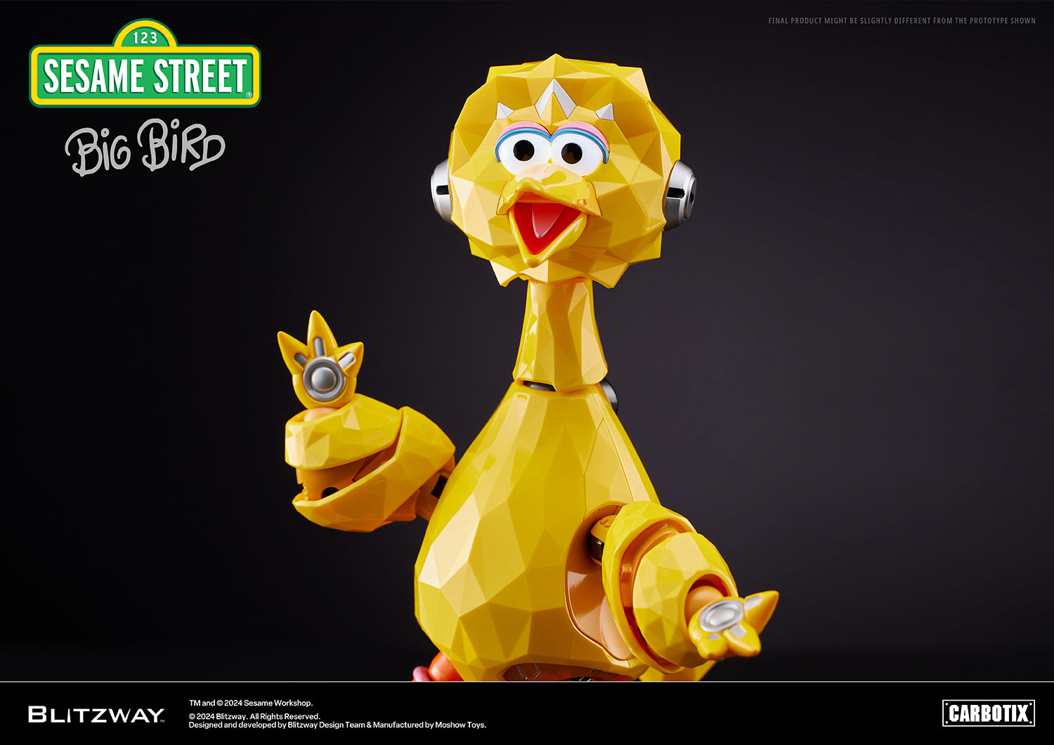 Sesame Street - Big Bird CARBOTIX Figure - Spec Fiction Shop