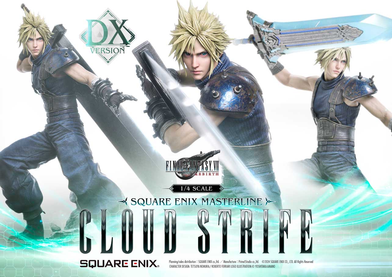 Final Fantasy VII: Rebirth - Cloud Strife (Deluxe) 1/4 Scale
