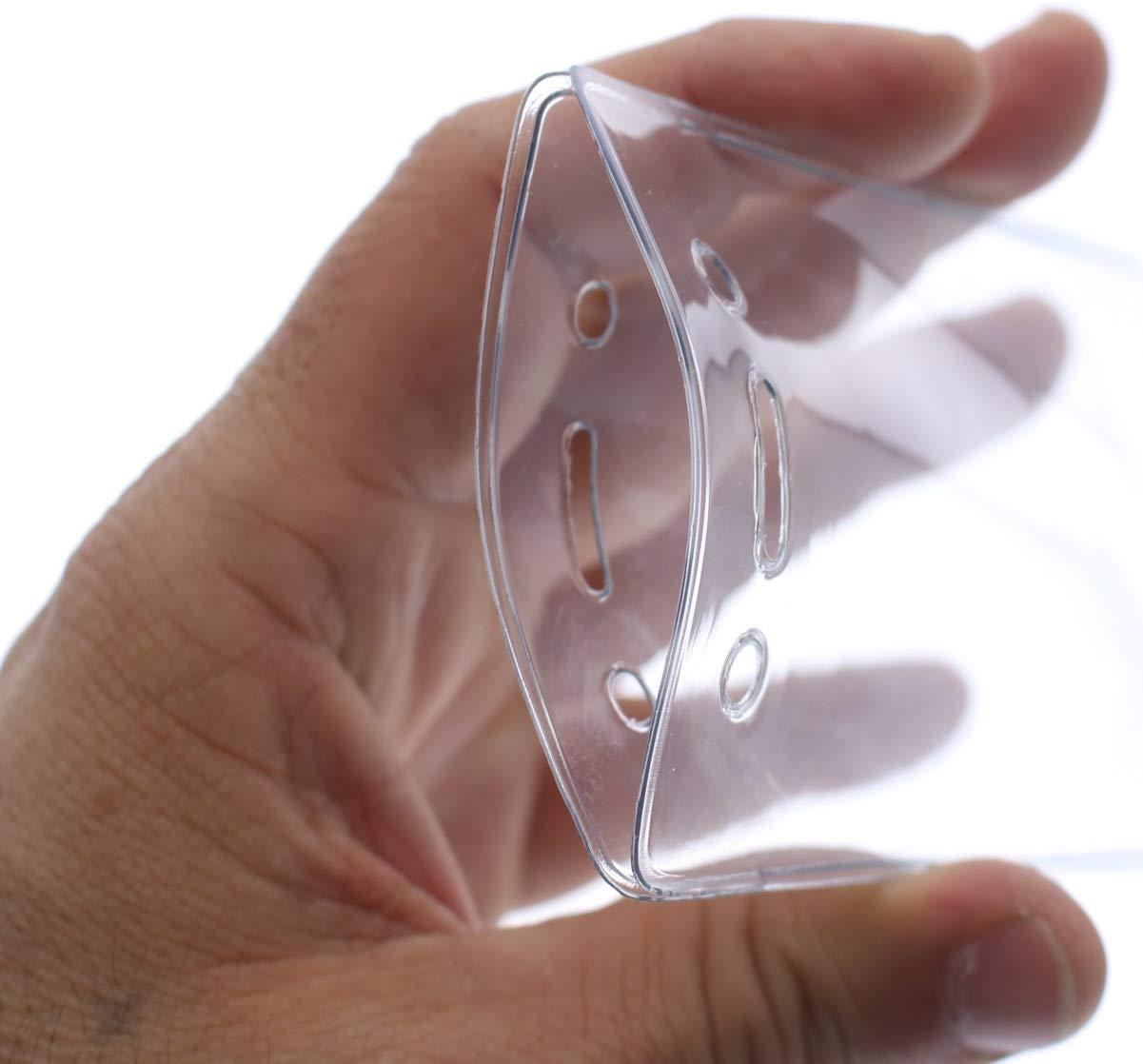 Clear Flexible Vinyl Vertical Proximity Card Holder (P/N 1840-5060