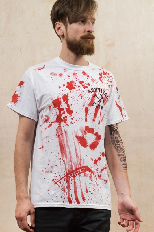 Mens】Zombie Killer 13 / White / T-Shirt【DSC】 | Spider Rock Web