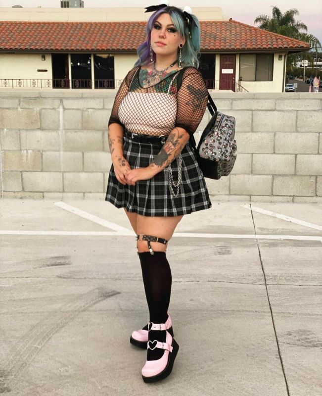 取り寄せ]SPRITE-02 / Pink / 厚底パンプス【DEMONIA】 | Spider Rock Web