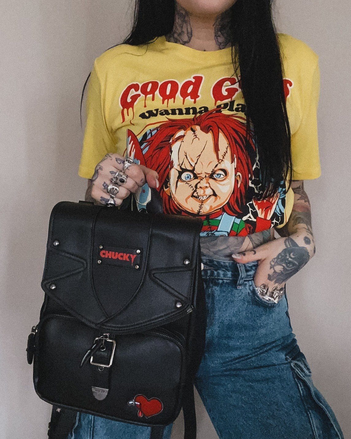 Be My Valentine Backpack / バックパック【KILL STAR×CHUCKY