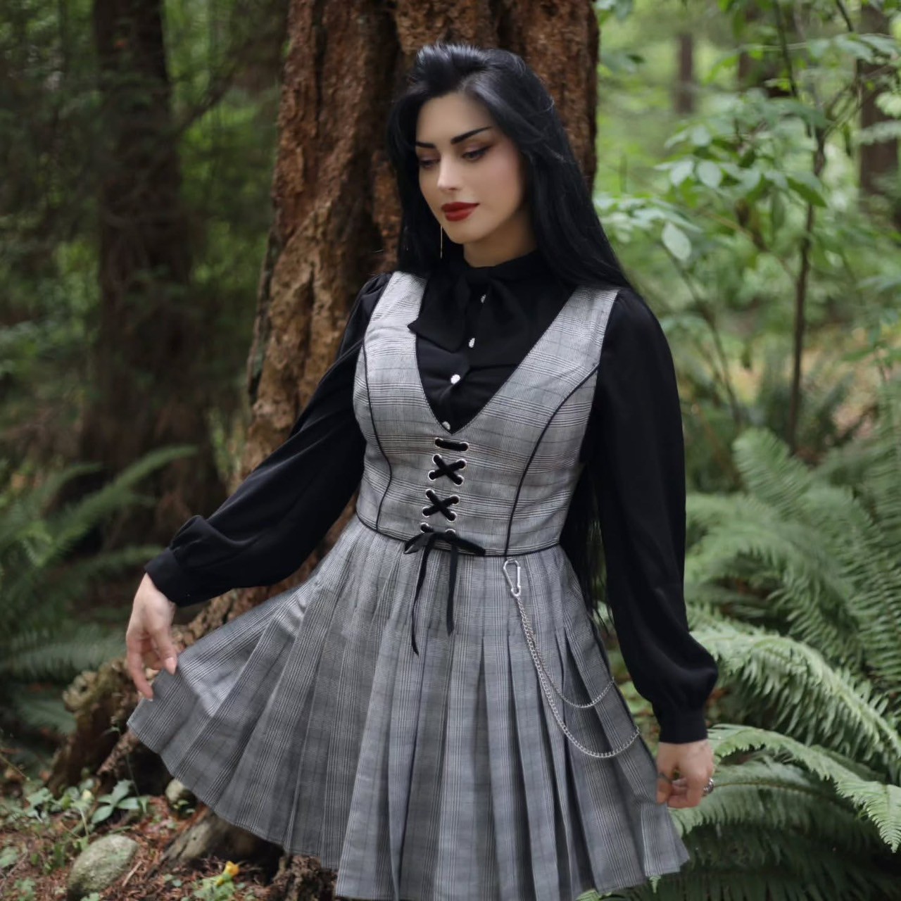 🔥SALE🔥Mina Pinafore Dress / ワンピース【HELL BUNNY】 | Spider