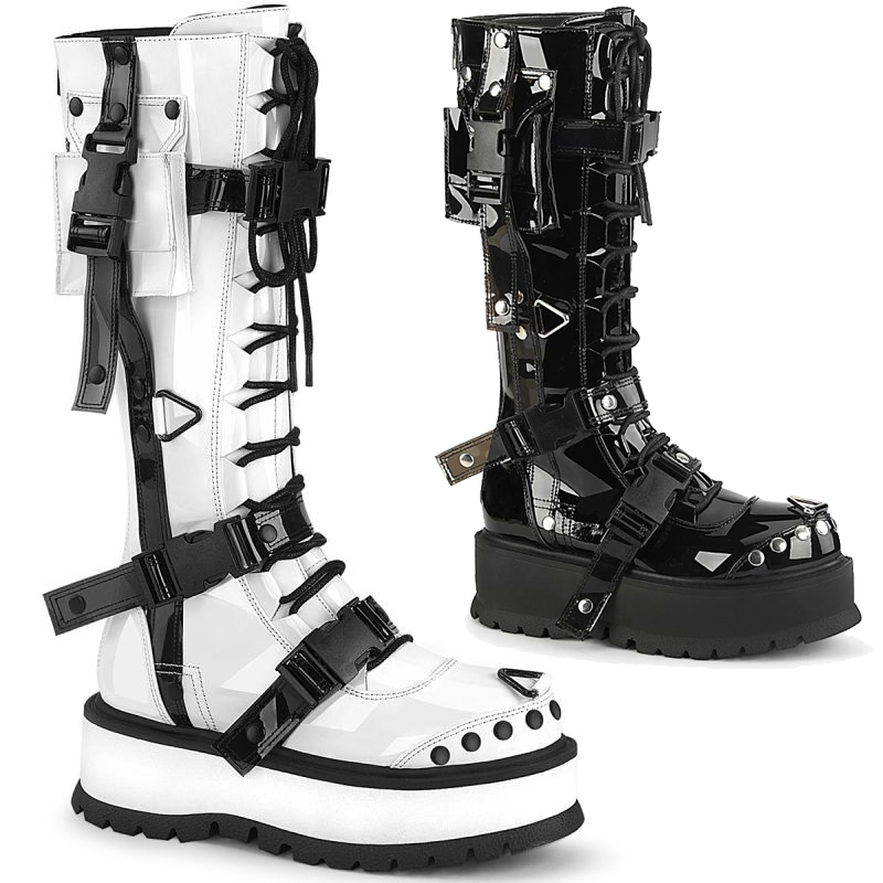 取り寄せ]SLACKER-260 / 厚底ブーツ【DEMONIA】 | Spider Rock Web