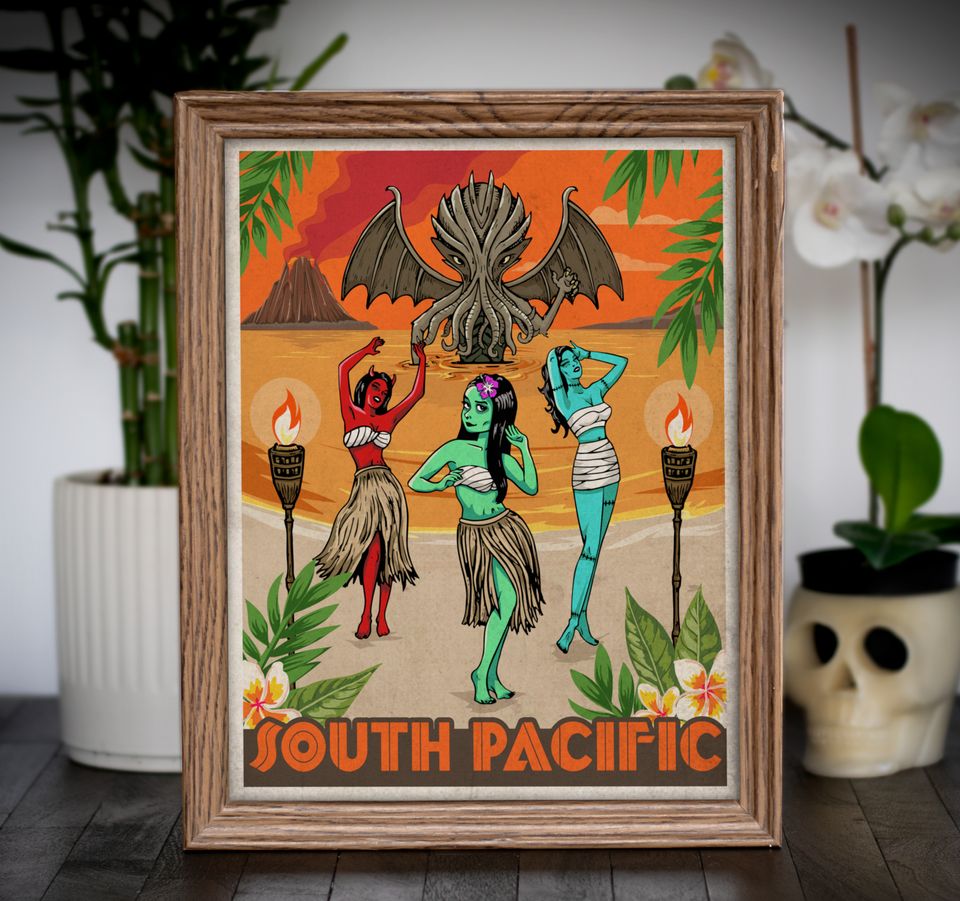 Tiki & Mid Mod Art Prints – Wholesale: Spooky Cat Press