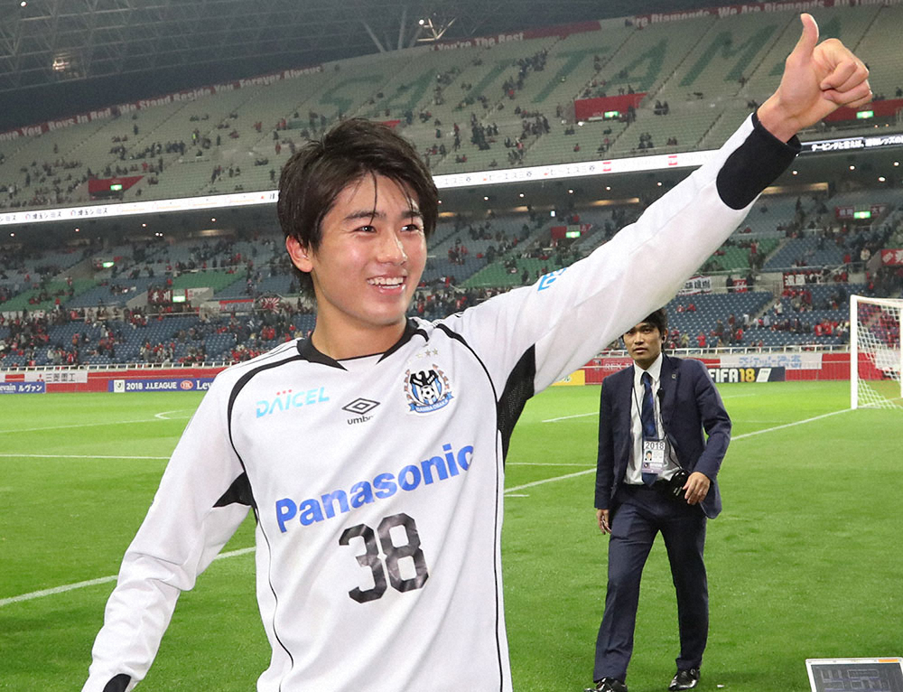 G大阪FW中村、トゥエンテに期限付き移籍 クラブ間合意、近日中正式発表