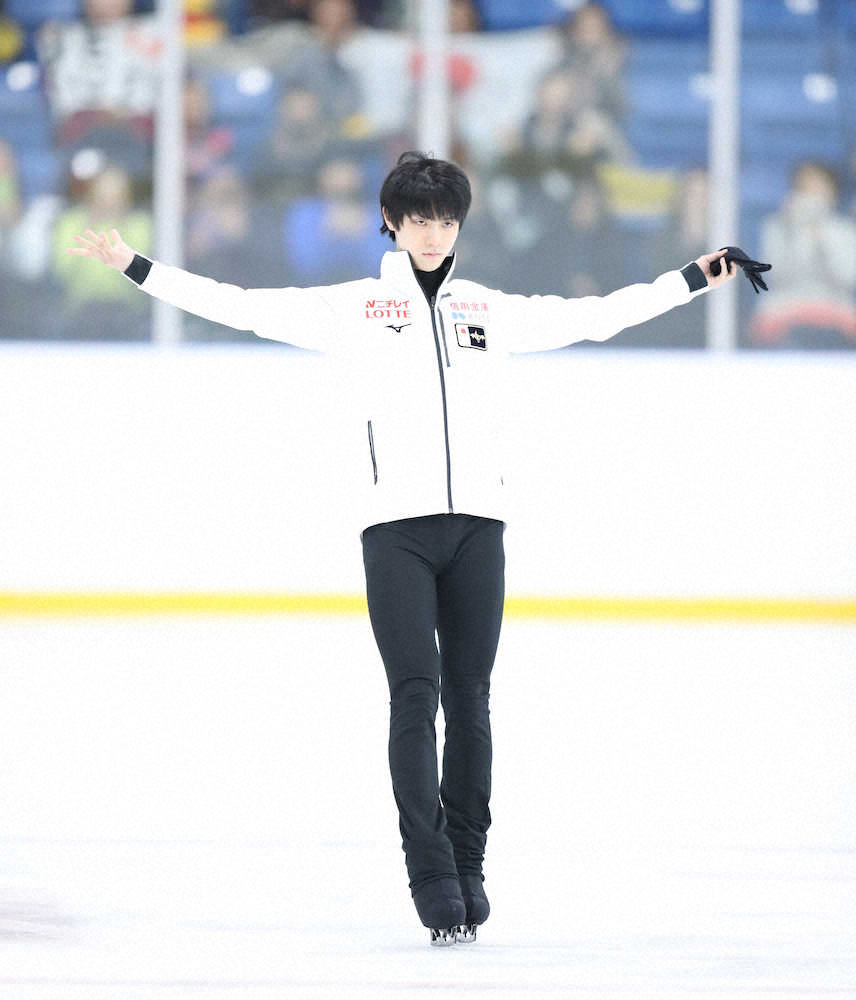 記事全文】羽生結弦が今季初の公式練習 フリー曲「Origin」で調整