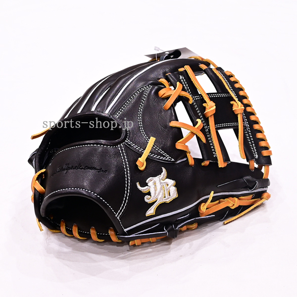 和牛JB 硬式用 JB-004S 内野手用 ブラック タン紐 硬式 グローブ 和牛