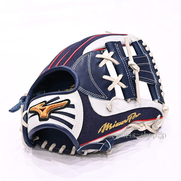 ミズノプロ 軟式用 オーダー 内野手用 坂本型 ジャパン カラー 背面