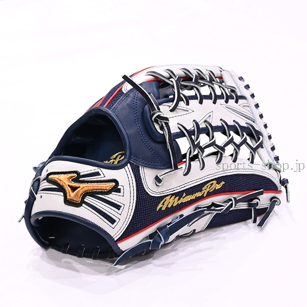 ミズノプロ 軟式用 オーダー 外野手用 近藤型 ジャパン カラー 背面