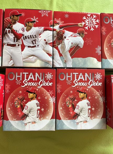 大谷翔平選手6月24日エンジェルス球場25000個限定配布Christmas Snow