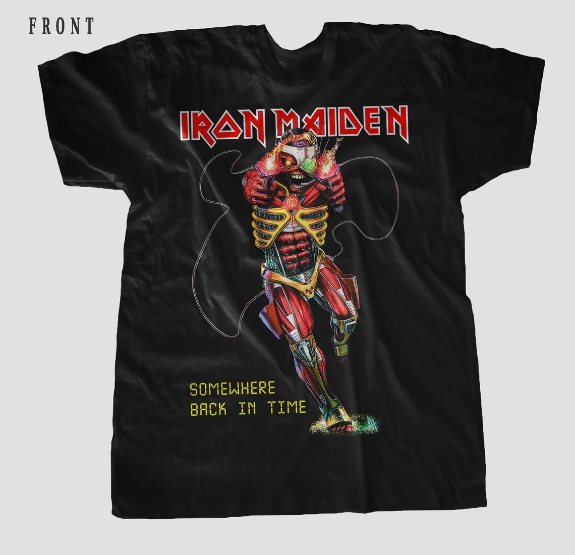 Iron Maiden - Somewhere Back in Time - English Heavy Metal Band T