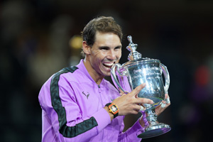 ラファエル・ナダル選手が「全米オープン」男子シングルス優勝