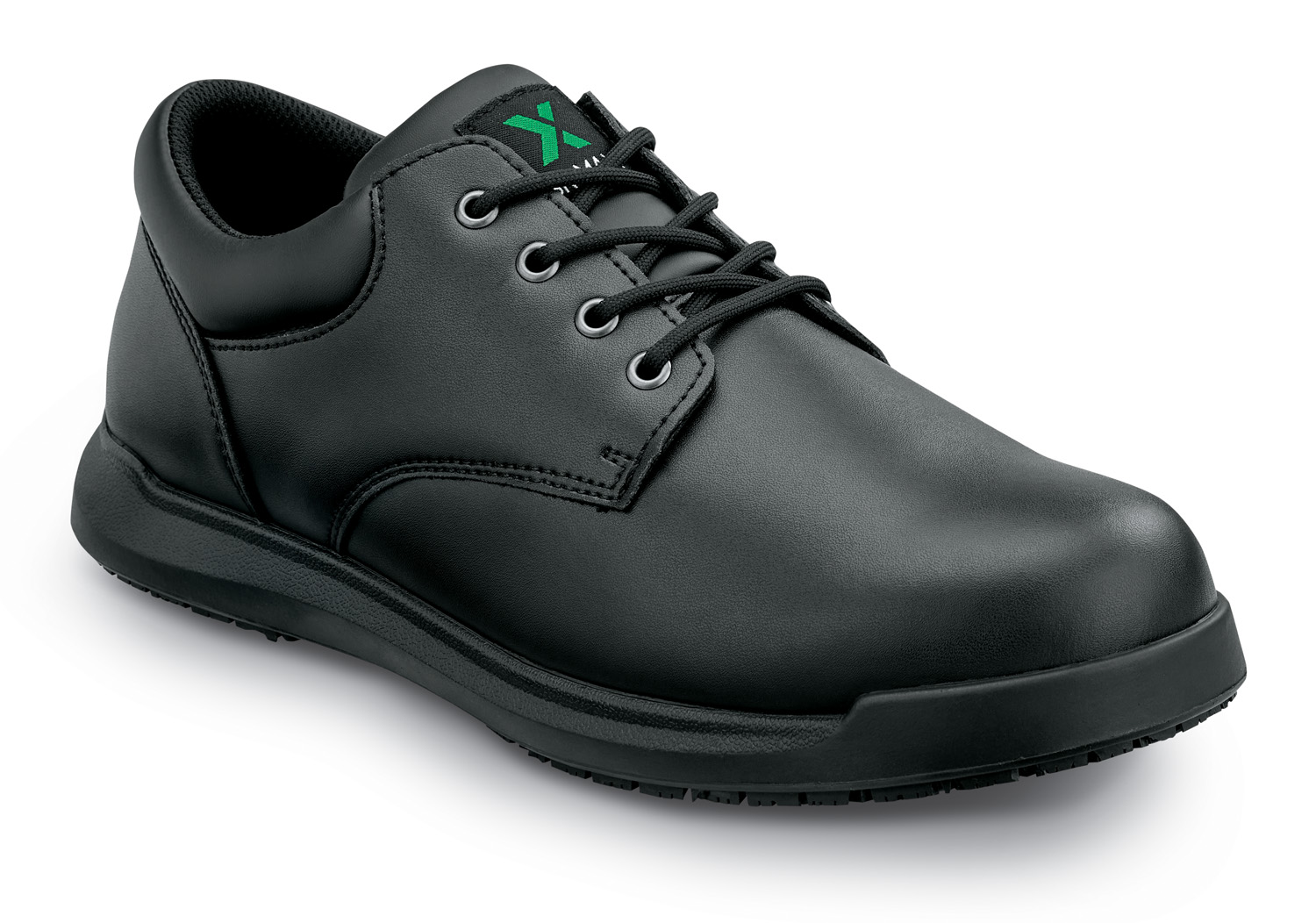 Male SR MAX Men's Black Marshall II MaxTRAX® Soft Toe SRO Oxford