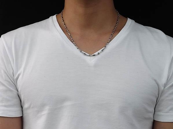 TINY CROSS CHAIN(Black)/Justin Davis（ジャスティンデイビス