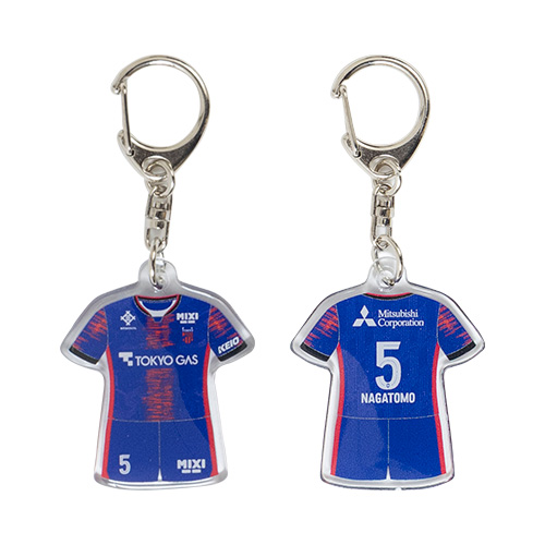 2025 FC東京 ユニフォーム型PVCキーホルダー #5 長友 佑都／サッカー