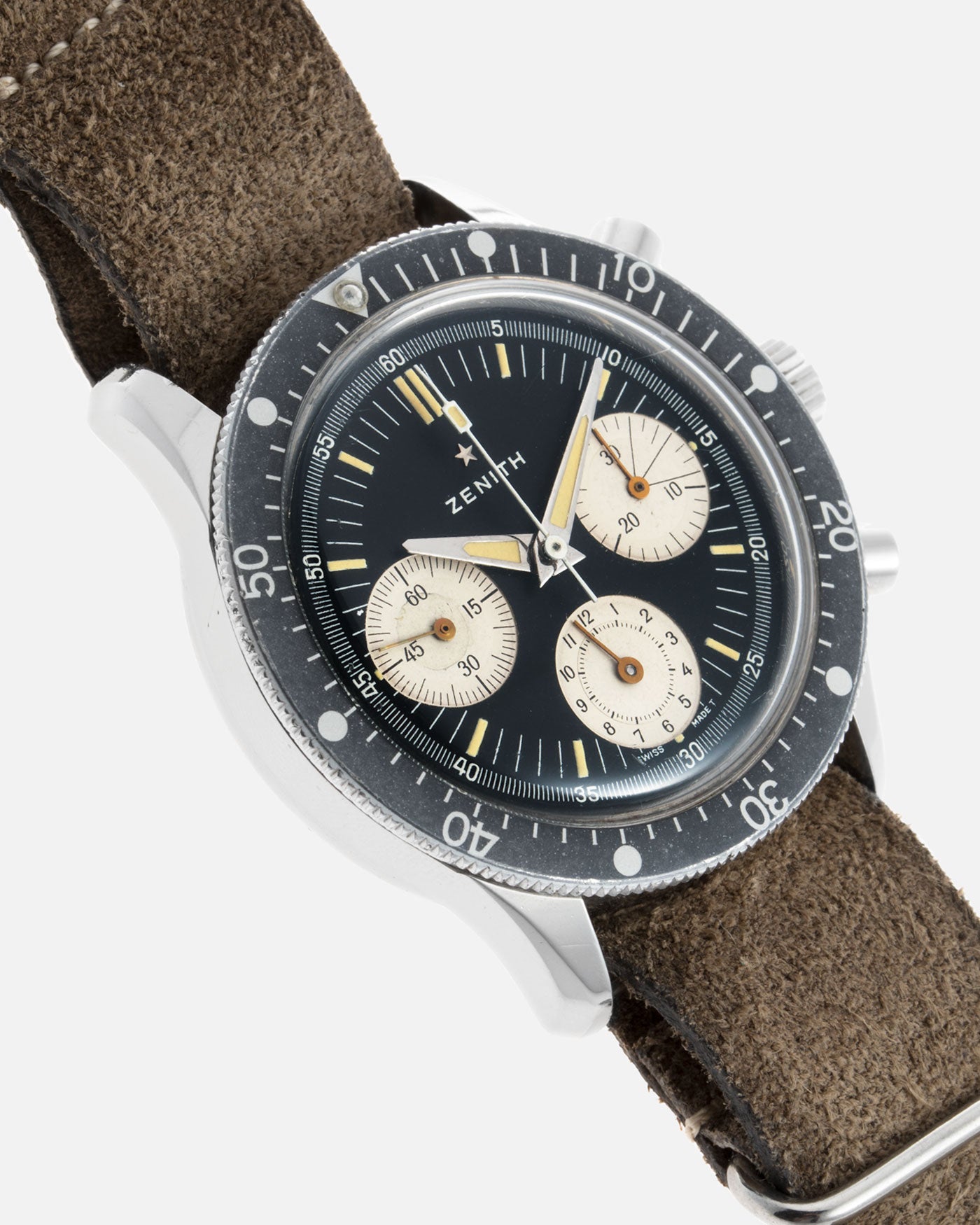Zenith A 277 Vintage Diver Chronograph Watch | S.Song Vintage