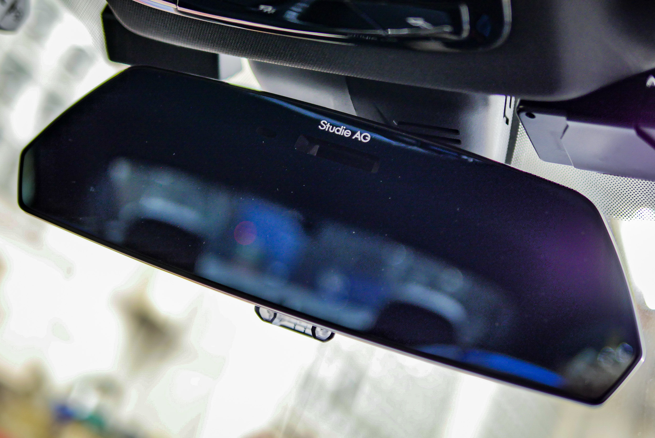 BMWのETC内蔵型ルームミラーにジャストフィットなワイドミラー