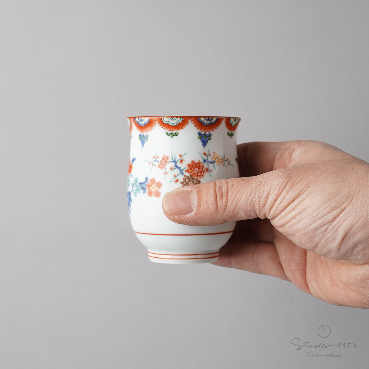 有田焼 色絵梅菊紋 急須と湯呑み 其泉窯の通販｜Studio1156 – 【公式