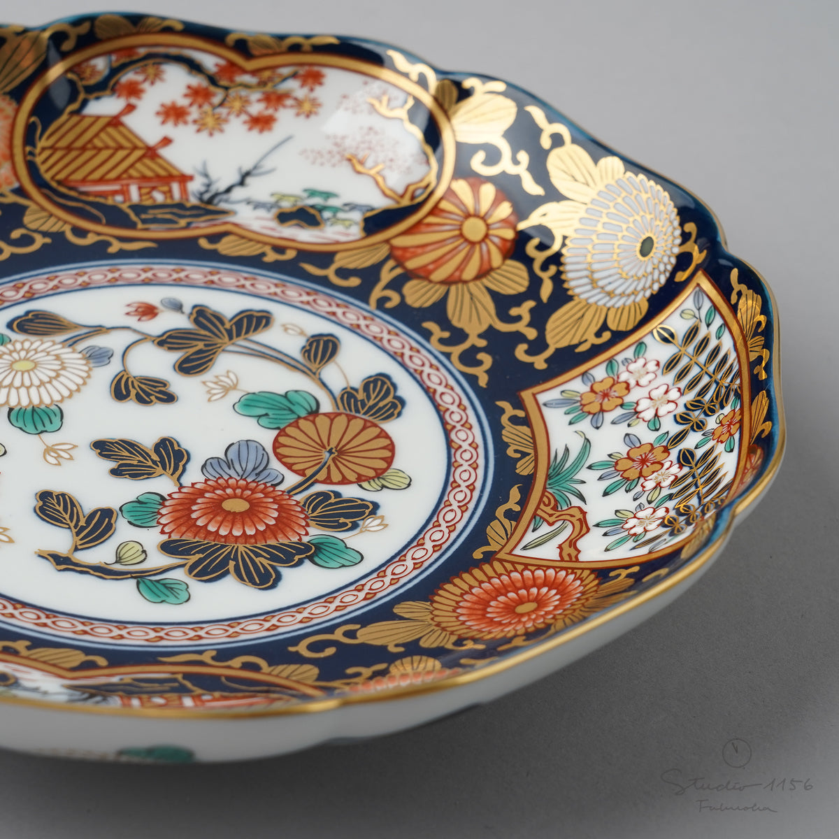 有田焼 琳派 古伊万里様式 盛皿 特小 19.5cm 其泉窯の通販｜Studio1156