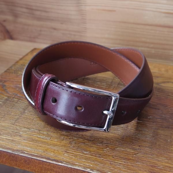 極上☆オールデン 85cm/34インチ【☆レザー/ベルト/MB0112】本革/茶/赤