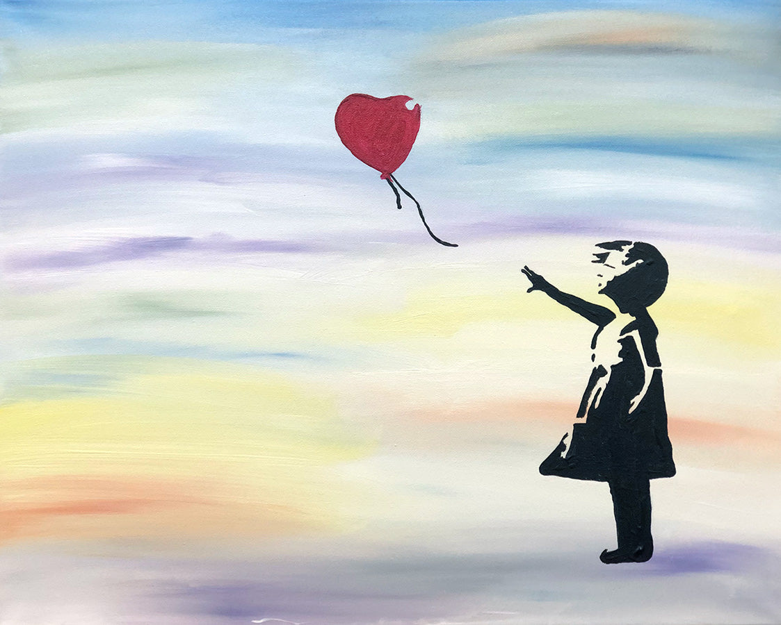 Banksy Balloon Girl - Studio Vino
