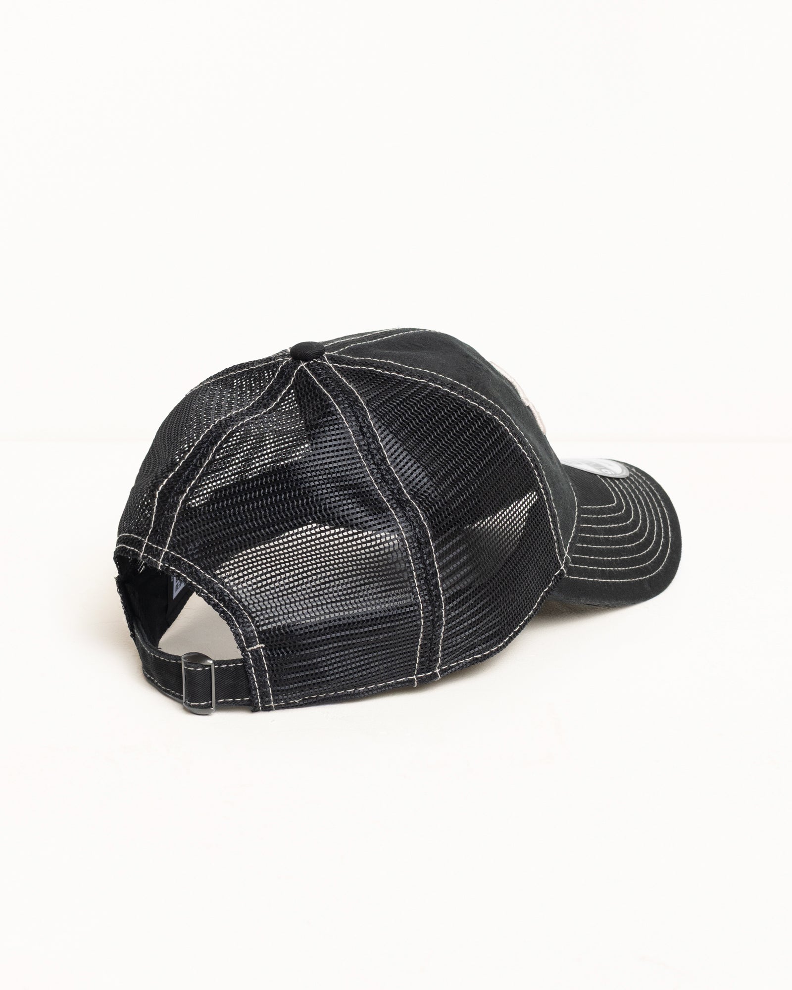 New Era 9TWENTY Washed Basic Trucker – Black | Headwear | Stüssy