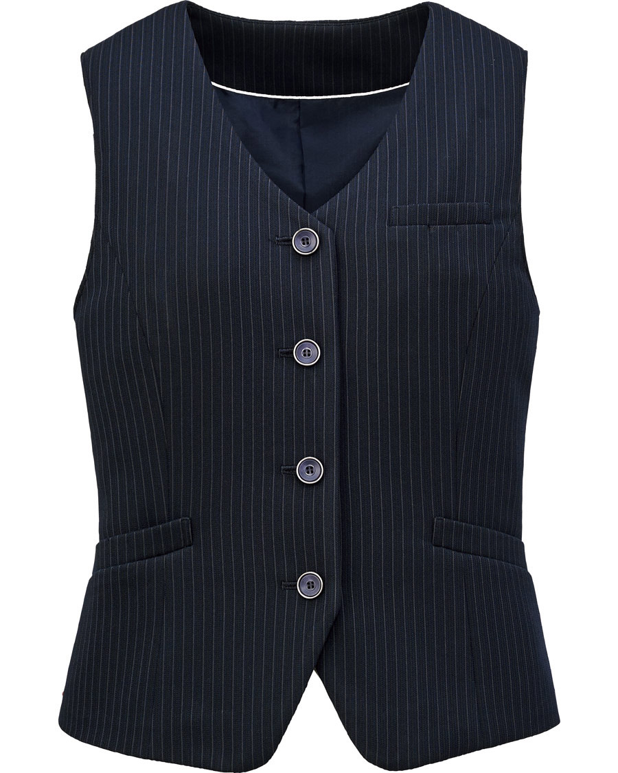 オルタニット・ストライプ】レディスベスト | ユニフォーム総合