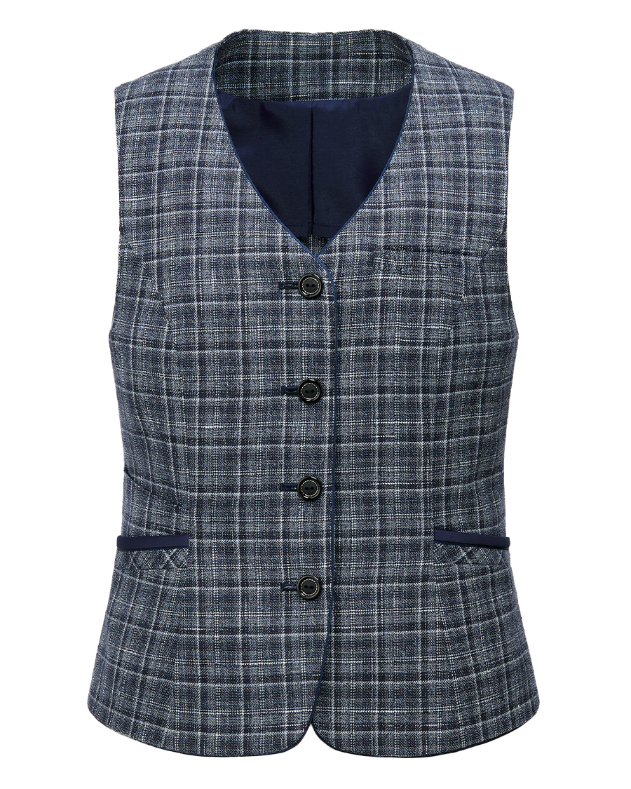 デコレート・チェック】ベスト | ユニフォーム総合メーカーのサーヴォ