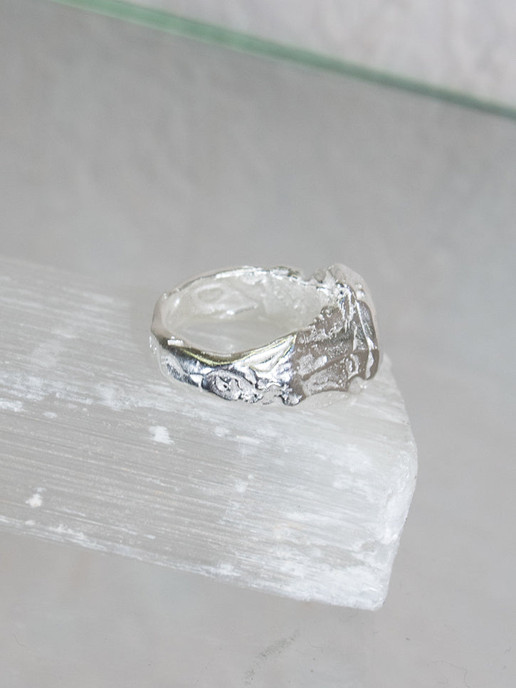 Simuero Marea Ring, Silver/Blue Topaz | Stand Up Comedy