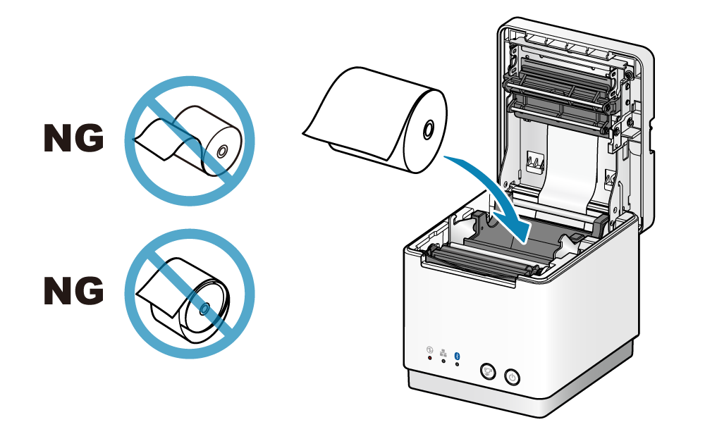 用紙をセットする : mC-Print2 オンラインマニュアル