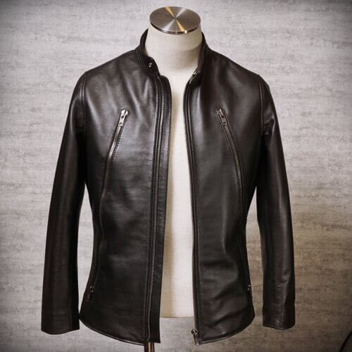 EKAM 黒 レザージャケット ダブルジッパー 楽天市場】ダブルジッパー