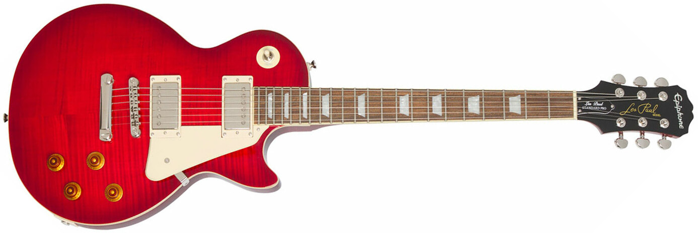 Epiphone Les Paul Standard Plus Top Pro - blood orange Single cut