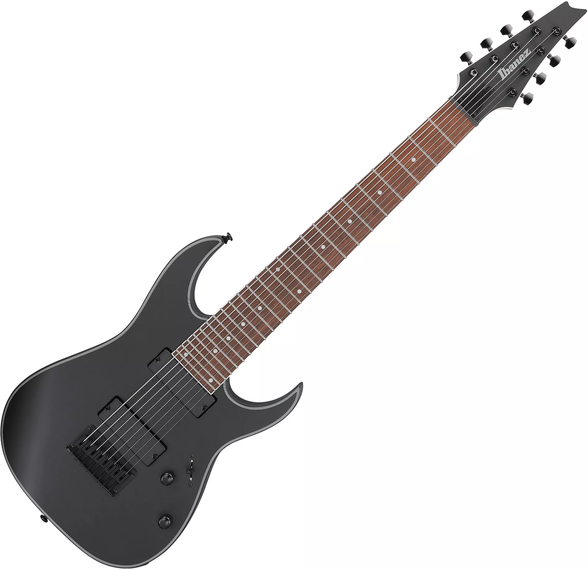 Ibanez RG8EX BKF 8-String Standard - black flat Baritone guitar