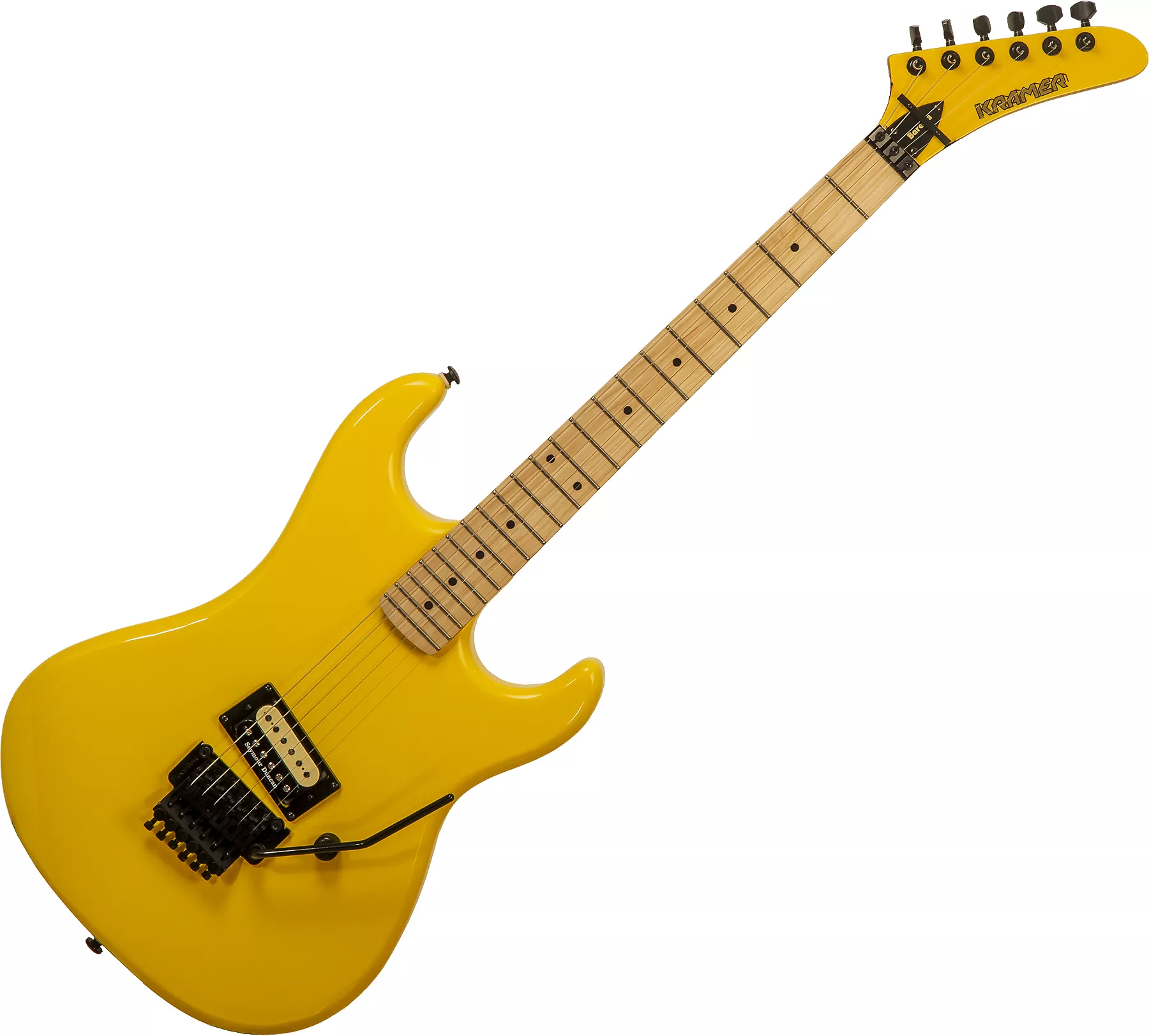 Kramer Baretta - bumblebee yellow Str shape electric guitar