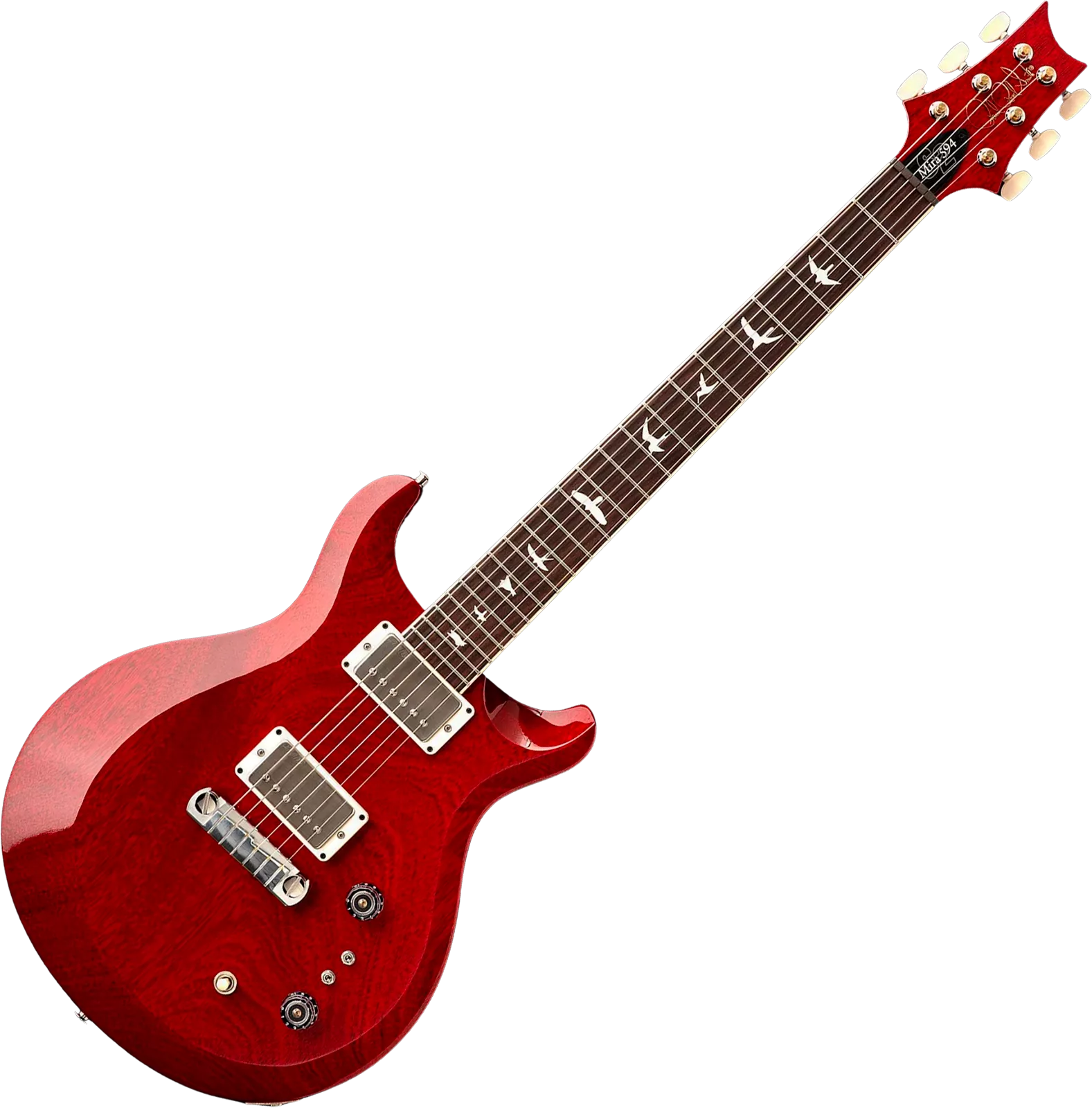 Prs USA S2 Mira 594 - vintage cherry Double cut electric guitar