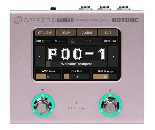 Hotone Ampero Mini Purple Taro Guitar amp modeling simulation