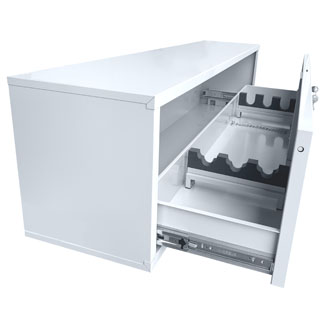 ガンロッカーHG-3-350(引出しタイプ・3丁入用・スコープ付可