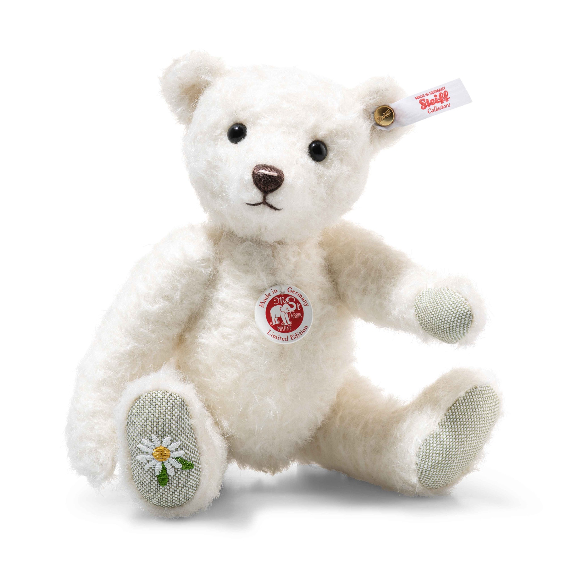 Elena Springtime Teddy Bear - 2024 Limited Edition, 7 in, white