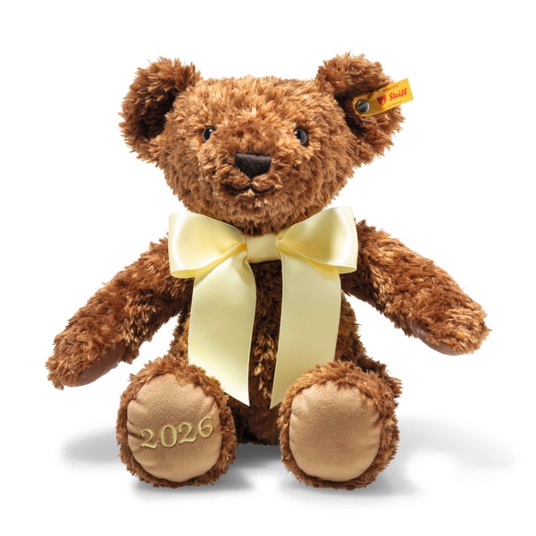 2026 Cozy Teddy Bear of the Year, 13 in, light brown - Steiff.com