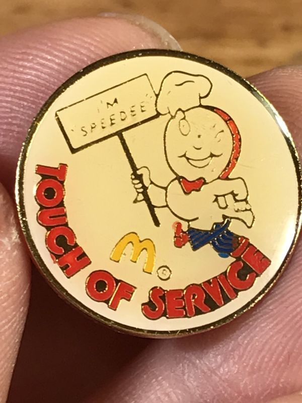 McDonald's “I'm Speedee” Enamel Metal Pins スピーディー ビンテージ
