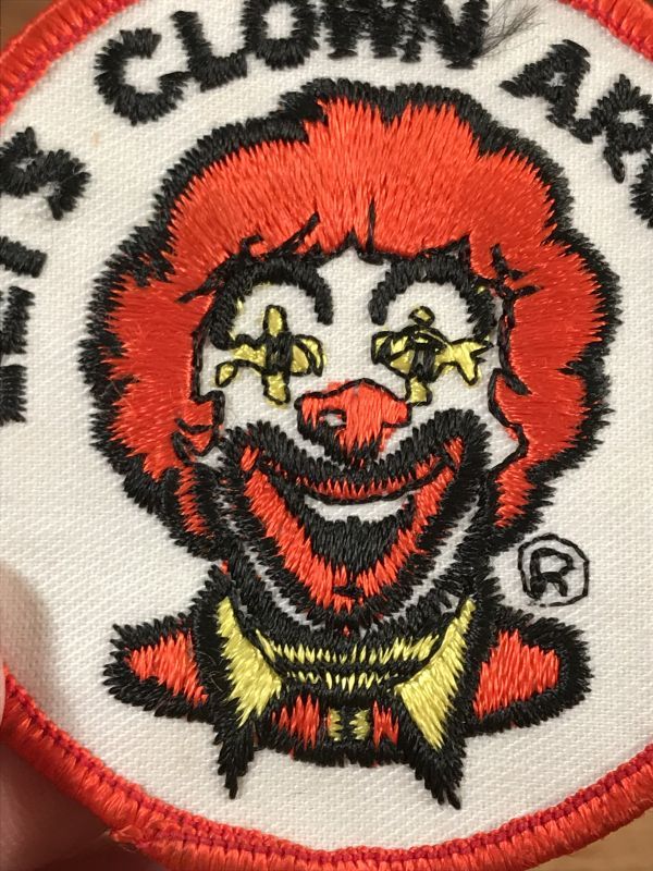 McDonald's Ronald “Let's Clown Around” Patch ロナルド ビンテージ