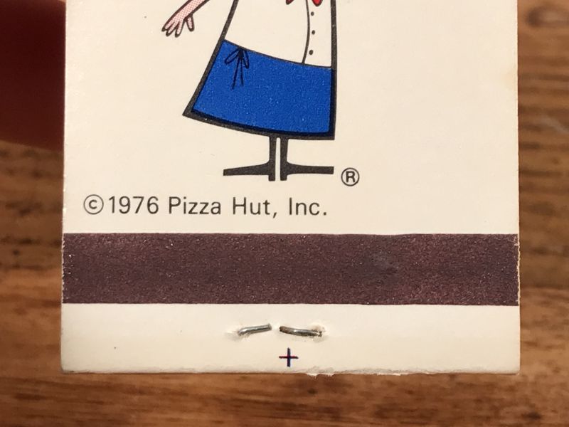 Universal Match “Pizza Hut” Matchbook ピザハット ビンテージ マッチ
